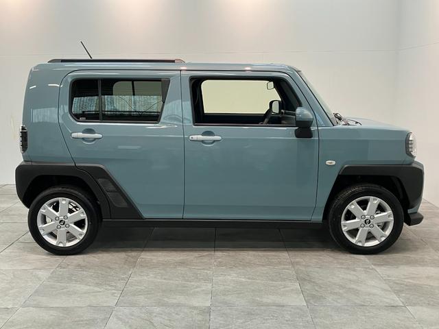 タフトＧ　レーダークルコン　シートヒーター　ＬＥＤ　届出済未使用車衝突被害軽減ブレーキ　コーナーセンサー　バックカメラ（ナビ装着時用）　前席シートヒーター　電動パーキング　スカイフィールトップ　ＬＥＤ　オートライト　オートエアコン　スマートキー　クルーズコントロール（滋賀県）の中古車