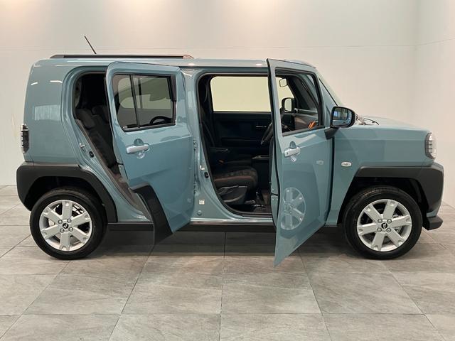 タフトＧ　レーダークルコン　シートヒーター　ＬＥＤ　届出済未使用車衝突被害軽減ブレーキ　コーナーセンサー　バックカメラ（ナビ装着時用）　前席シートヒーター　電動パーキング　スカイフィールトップ　ＬＥＤ　オートライト　オートエアコン　スマートキー　クルーズコントロール（滋賀県）の中古車