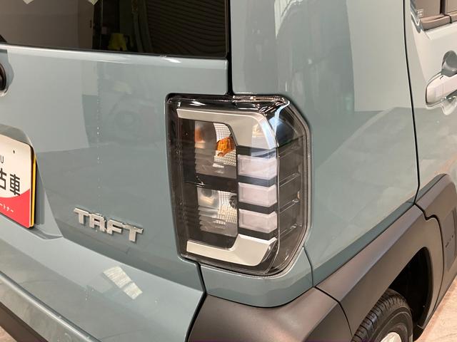 タフトＧ　レーダークルコン　シートヒーター　ＬＥＤ　届出済未使用車衝突被害軽減ブレーキ　コーナーセンサー　バックカメラ（ナビ装着時用）　前席シートヒーター　電動パーキング　スカイフィールトップ　ＬＥＤ　オートライト　オートエアコン　スマートキー　クルーズコントロール（滋賀県）の中古車