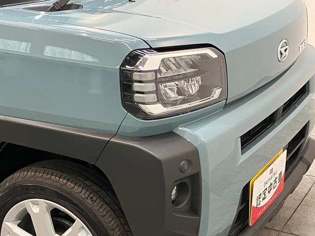 タフトＧ　レーダークルコン　シートヒーター　ＬＥＤ　届出済未使用車衝突被害軽減ブレーキ　コーナーセンサー　バックカメラ（ナビ装着時用）　前席シートヒーター　電動パーキング　スカイフィールトップ　ＬＥＤ　オートライト　オートエアコン　スマートキー　クルーズコントロール（滋賀県）の中古車