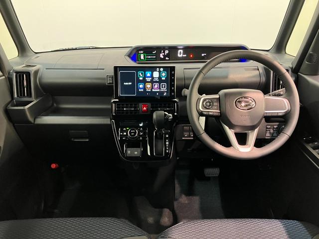 タントカスタムＲＳ　９型ディスプレイオーディオ　バックカメラ衝突被害軽減ブレーキ　コーナーセンサー　９型ディスプレイオーディオ　フルセグ　Ｂｌｕｅｔｏｏｔｈ　ＵＳＢ　バックカメラ　両側電動スライドドア　前席シートヒーター　ＬＥＤ　スマートキー　エコアイドル（滋賀県）の中古車