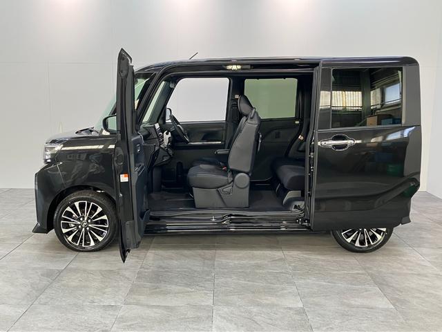 タントカスタムＲＳ　９型ディスプレイオーディオ　バックカメラ衝突被害軽減ブレーキ　コーナーセンサー　９型ディスプレイオーディオ　フルセグ　Ｂｌｕｅｔｏｏｔｈ　ＵＳＢ　バックカメラ　両側電動スライドドア　前席シートヒーター　ＬＥＤ　スマートキー　エコアイドル（滋賀県）の中古車