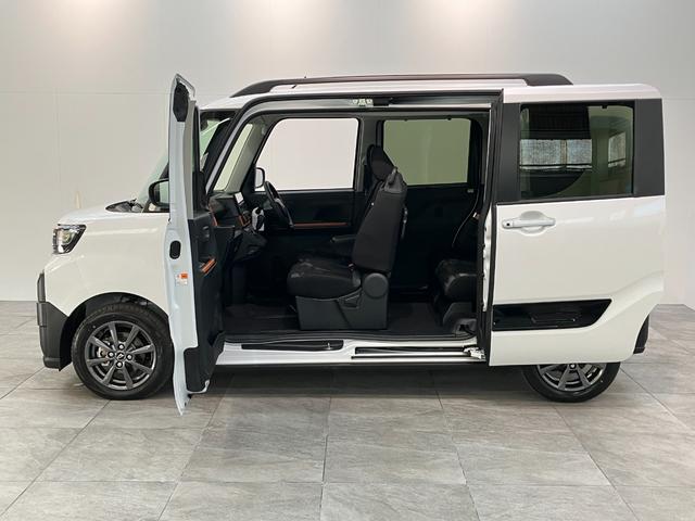 タントファンクロス　９型ディスプレイオーディオ　バックカメラ衝突被害軽減ブレーキ　コーナーセンサー　９型ディスプレイオーディオ　フルセグ　Ｂｌｕｅｔｏｏｔｈ　ＵＳＢ　バックカメラ　両側電動スライドドア　前席シートヒーター　ＬＥＤ　スマートキー　エコアイドル（滋賀県）の中古車