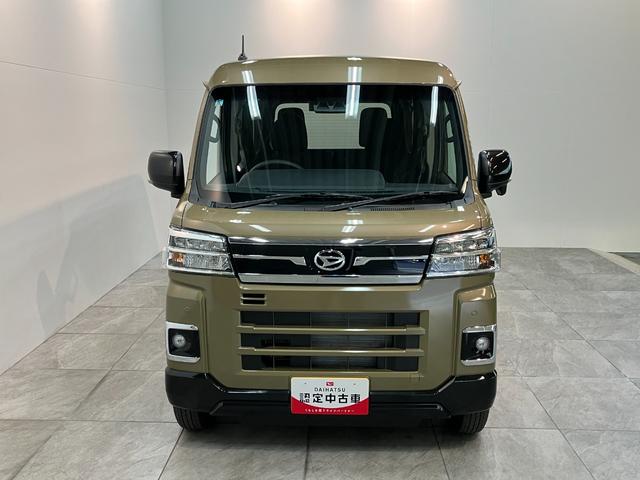 アトレーＲＳ　４ＷＤ　デジタルインナーミラー　届出済未使用車衝突被害軽減ブレーキ　コーナーセンサー　４ＷＤ　ターボ　バックカメラ（ナビ装着時用）　両側電動スライドドア　ＬＥＤ　オートライト　電動格納式ミラー　クルコン　オートエアコン　スマートキー　エコアイドル（滋賀県）の中古車