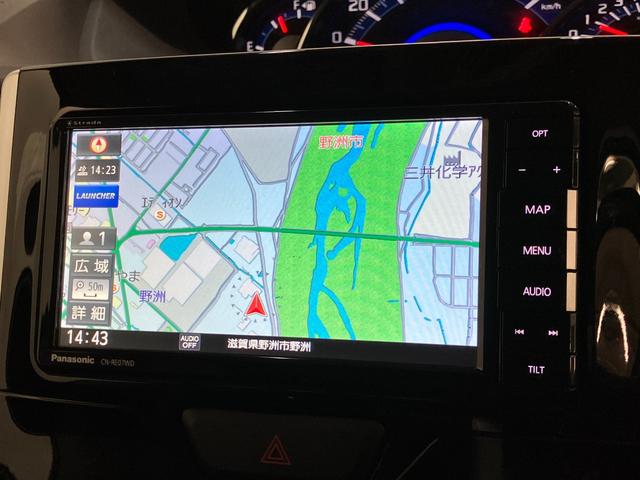 タントカスタムRS SA フルセグナビ バックカメラ 車検整備付衝突被害軽減ブレーキ ターボ フルセグナビ Bluetooth DVD再生 バックカメラ ETC 両側電動スライドドア LED オートライト オートエアコン スマートキー タイヤ4本新品交換済み(滋賀県)の中古車