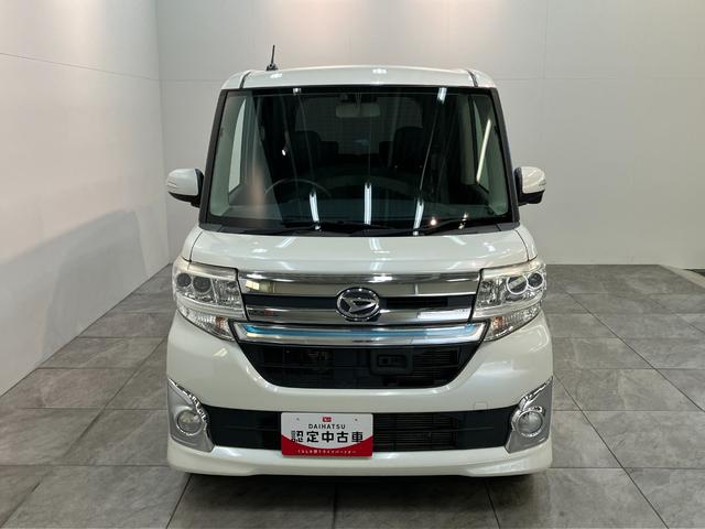 タントカスタムRS SA フルセグナビ バックカメラ 車検整備付衝突被害軽減ブレーキ ターボ フルセグナビ Bluetooth DVD再生 バックカメラ ETC 両側電動スライドドア LED オートライト オートエアコン スマートキー タイヤ4本新品交換済み(滋賀県)の中古車