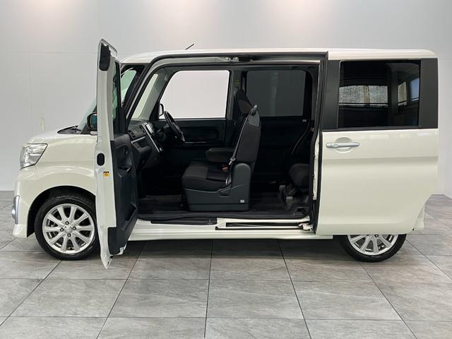 タントカスタムRS SA フルセグナビ バックカメラ 車検整備付衝突被害軽減ブレーキ ターボ フルセグナビ Bluetooth DVD再生 バックカメラ ETC 両側電動スライドドア LED オートライト オートエアコン スマートキー タイヤ4本新品交換済み(滋賀県)の中古車