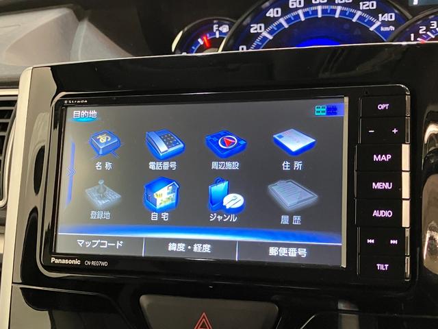 タントカスタムRS SA フルセグナビ バックカメラ 車検整備付衝突被害軽減ブレーキ ターボ フルセグナビ Bluetooth DVD再生 バックカメラ ETC 両側電動スライドドア LED オートライト オートエアコン スマートキー タイヤ4本新品交換済み(滋賀県)の中古車