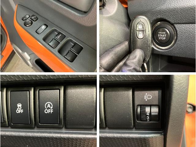 ハスラーＧターボ　４ＷＤ　スマートキー　ＥＴＣ　シートヒーター衝突被害軽減ブレーキ　ＣＤステレオ　ＥＴＣ　シートヒーター　オートエアコン　スマートキー　電動格納式ミラー　マニュアルレベリング　エコアイドル　ダウンヒルアシストコントロール（滋賀県）の中古車