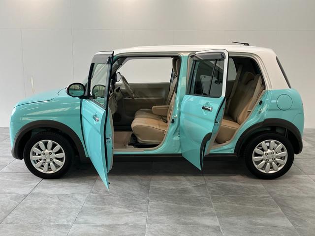 アルトラパンＸ　ナビ　パノラマカメラ　前後ドラレコ　シートヒーター衝突被害軽減ブレーキ　フルセグナビ　パノラマカメラ　前後ドラレコ　Ｂｌｕｅｔｏｏｔｈ　ＵＳＢ　運転席シートヒーター　ＨＩＤ　オートライト　オートエアコン　電動格納式ミラー　スマートキー　エコアイドル（滋賀県）の中古車