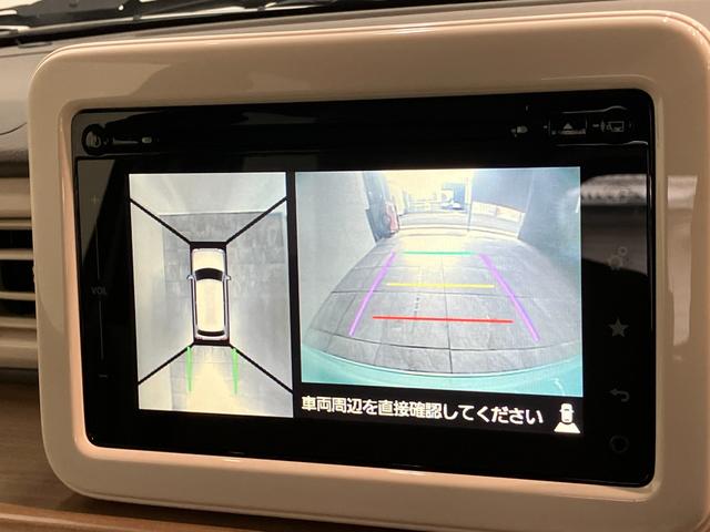 アルトラパンＸ　ナビ　パノラマカメラ　前後ドラレコ　シートヒーター衝突被害軽減ブレーキ　フルセグナビ　パノラマカメラ　前後ドラレコ　Ｂｌｕｅｔｏｏｔｈ　ＵＳＢ　運転席シートヒーター　ＨＩＤ　オートライト　オートエアコン　電動格納式ミラー　スマートキー　エコアイドル（滋賀県）の中古車