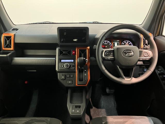 タフトＧ　コーナーセンサー　クルーズコントロール　届出済未使用車衝突被害軽減ブレーキ　コーナーセンサー　バックカメラ（ナビ装着時用）　前席シートヒーター　電動パーキング　スカイフィールトップ　ＬＥＤ　レーダークルーズコントロール　スマートキー　エコアイドル（滋賀県）の中古車