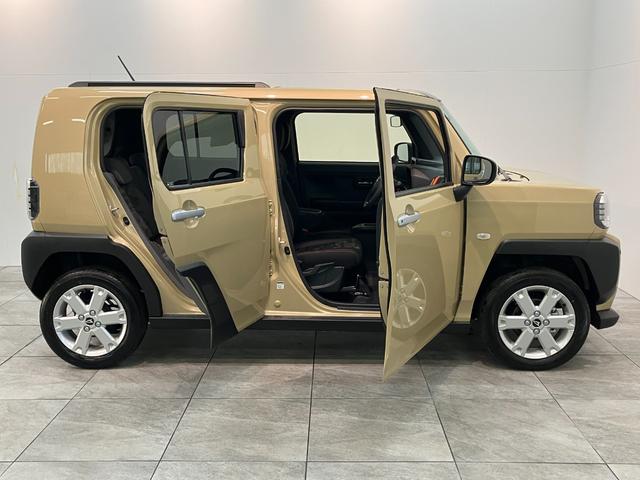 タフトＧ　コーナーセンサー　クルーズコントロール　届出済未使用車衝突被害軽減ブレーキ　コーナーセンサー　バックカメラ（ナビ装着時用）　前席シートヒーター　電動パーキング　スカイフィールトップ　ＬＥＤ　レーダークルーズコントロール　スマートキー　エコアイドル（滋賀県）の中古車