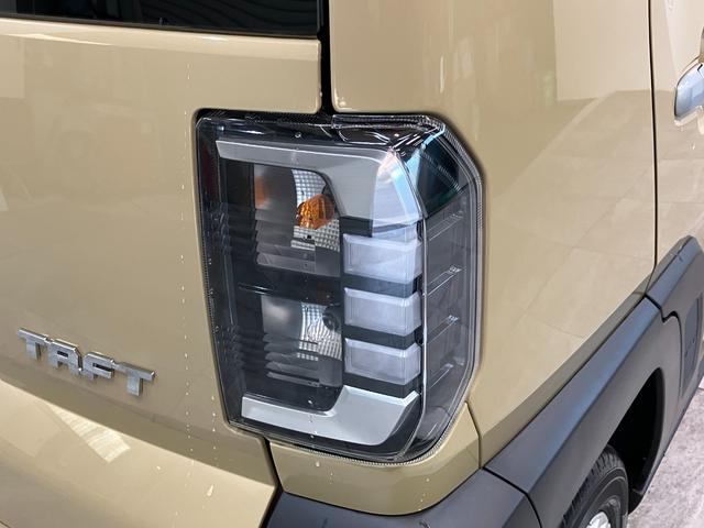 タフトＧ　コーナーセンサー　クルーズコントロール　届出済未使用車衝突被害軽減ブレーキ　コーナーセンサー　バックカメラ（ナビ装着時用）　前席シートヒーター　電動パーキング　スカイフィールトップ　ＬＥＤ　レーダークルーズコントロール　スマートキー　エコアイドル（滋賀県）の中古車