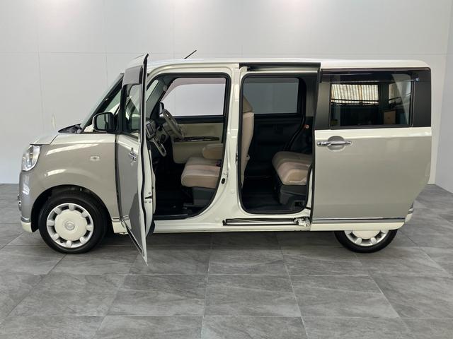 ムーヴキャンバスＧメイクアップリミテッドＳＡ３　フルセグナビ　パノラマカメラ衝突被害軽減ブレーキ　フルセグナビ　パノラマカメラ　ＤＶＤ再生　Ｂｌｕｅｔｏｏｔｈ　ＵＳＢ　前後ドラレコ　ＥＴＣ　両側電動スライドドア　ＬＥＤヘッドライト　オートライト　オートエアコン　エコアイドル（滋賀県）の中古車