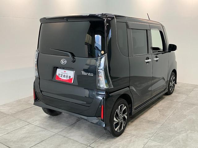 タントカスタムＸ　コーナーセンサー　シートヒーター　ＬＥＤ　ＥＴＣ衝突被害軽減ブレーキ　コーナーセンサー　バックカメラ（ナビ装着時用）　両側電動スライドドア　前席シートヒーター　電動パーキングブレーキ　ＬＥＤ　オートライト　オートエアコン　スマートキー　エコアイドル（滋賀県）の中古車