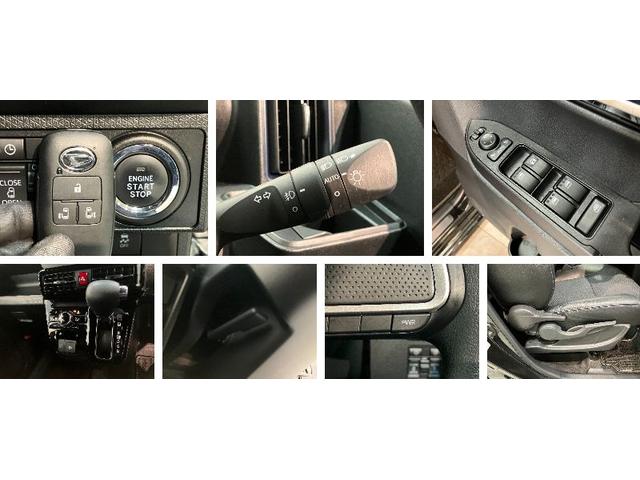 タントカスタムＸ　コーナーセンサー　シートヒーター　ＬＥＤ　ＥＴＣ衝突被害軽減ブレーキ　コーナーセンサー　バックカメラ（ナビ装着時用）　両側電動スライドドア　前席シートヒーター　電動パーキングブレーキ　ＬＥＤ　オートライト　オートエアコン　スマートキー　エコアイドル（滋賀県）の中古車