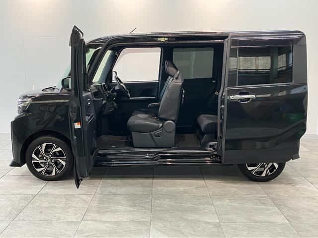 タントカスタムＸ　コーナーセンサー　シートヒーター　ＬＥＤ　ＥＴＣ衝突被害軽減ブレーキ　コーナーセンサー　バックカメラ（ナビ装着時用）　両側電動スライドドア　前席シートヒーター　電動パーキングブレーキ　ＬＥＤ　オートライト　オートエアコン　スマートキー　エコアイドル（滋賀県）の中古車