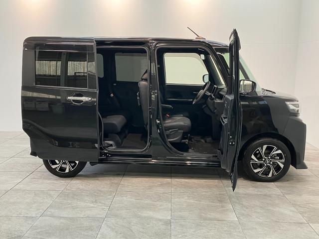 タントカスタムＸ　コーナーセンサー　シートヒーター　ＬＥＤ　ＥＴＣ衝突被害軽減ブレーキ　コーナーセンサー　バックカメラ（ナビ装着時用）　両側電動スライドドア　前席シートヒーター　電動パーキングブレーキ　ＬＥＤ　オートライト　オートエアコン　スマートキー　エコアイドル（滋賀県）の中古車