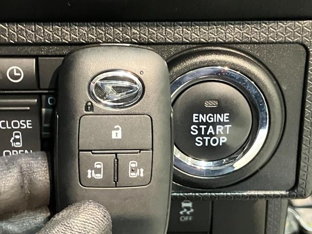 タントカスタムＸ　コーナーセンサー　シートヒーター　ＬＥＤ　ＥＴＣ衝突被害軽減ブレーキ　コーナーセンサー　バックカメラ（ナビ装着時用）　両側電動スライドドア　前席シートヒーター　電動パーキングブレーキ　ＬＥＤ　オートライト　オートエアコン　スマートキー　エコアイドル（滋賀県）の中古車