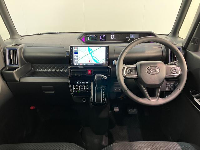 タントカスタムRS 9型ナビ パノラマカメラ 後席モニター衝突被害軽減ブレーキ コーナーセンサー 9型フルセグナビ Bluetooth DVD再生 USB パノラマカメラ ドラレコ フリップダウンモニター クルコン 両側電動スライドドア 前席シートヒーター(滋賀県)の中古車