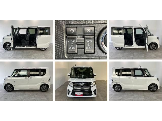 タントカスタムRS 9型ナビ パノラマカメラ 後席モニター衝突被害軽減ブレーキ コーナーセンサー 9型フルセグナビ Bluetooth DVD再生 USB パノラマカメラ ドラレコ フリップダウンモニター クルコン 両側電動スライドドア 前席シートヒーター(滋賀県)の中古車