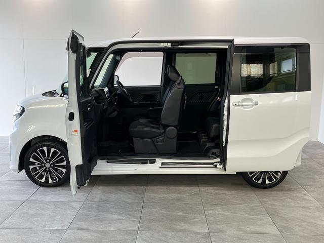 タントカスタムRS 9型ナビ パノラマカメラ 後席モニター衝突被害軽減ブレーキ コーナーセンサー 9型フルセグナビ Bluetooth DVD再生 USB パノラマカメラ ドラレコ フリップダウンモニター クルコン 両側電動スライドドア 前席シートヒーター(滋賀県)の中古車