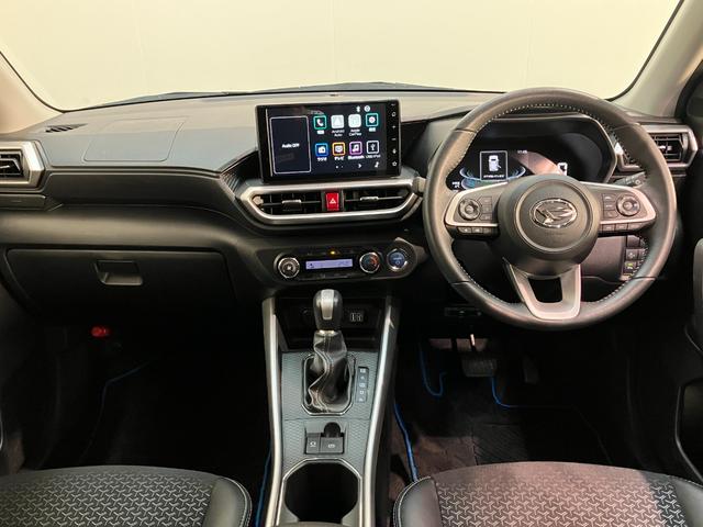 ロッキープレミアムＧ　ＨＥＶ　９型ディスプレイオーディオ　Ｐカメラ衝突被害軽減ブレーキ　コーナーセンサー　ディスプレイオーディオ　フルセグ　パノラマカメラ　Ｂｌｕｅｔｏｏｔｈ　ＵＳＢ　ドラレコ　前席シートヒーター　レーダークルーズコントロール　電動パーキングブレーキ（滋賀県）の中古車