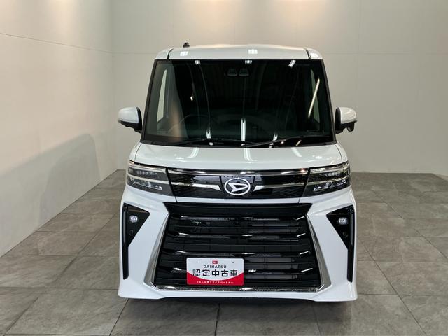 タントカスタムＲＳ　両側電動スライドドア　レーダークルコン衝突被害軽減ブレーキ　コーナーセンサー　パノラマカメラ（ナビ装着時用）　両側電動スライドドア　前席シートヒーター　電動パーキングブレーキ　ＬＥＤ　オートライト　オートエアコン　クルーズコントロール（滋賀県）の中古車