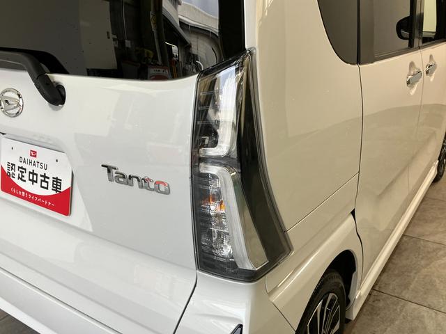 タントカスタムＲＳ　両側電動スライドドア　レーダークルコン衝突被害軽減ブレーキ　コーナーセンサー　パノラマカメラ（ナビ装着時用）　両側電動スライドドア　前席シートヒーター　電動パーキングブレーキ　ＬＥＤ　オートライト　オートエアコン　クルーズコントロール（滋賀県）の中古車