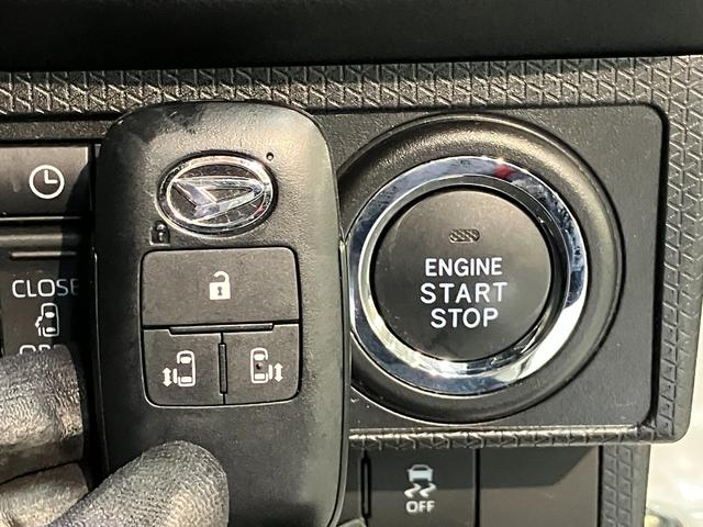 タントカスタムＲＳ　両側電動スライドドア　レーダークルコン衝突被害軽減ブレーキ　コーナーセンサー　パノラマカメラ（ナビ装着時用）　両側電動スライドドア　前席シートヒーター　電動パーキングブレーキ　ＬＥＤ　オートライト　オートエアコン　クルーズコントロール（滋賀県）の中古車