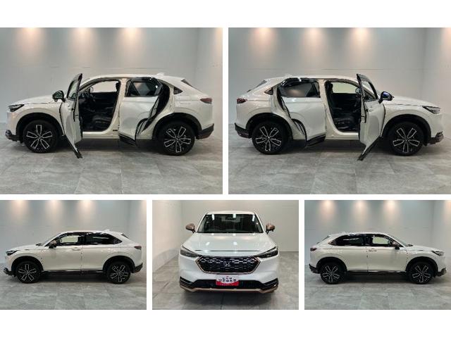 ヴェゼルe:HEV Z フルセグナビ バックカメラ レーダークルコン衝突被害軽減ブレーキ フルセグナビ バックカメラ Bluetooth USB ドラレコ ETC レーダークルコン ハンドル&シートヒーター パドルシフト 電動リヤーゲート コーナーセンサー LED(滋賀県)の中古車