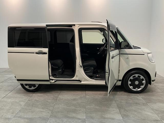 ムーヴキャンバスＧブラックインテリアリミテッドＳＡ３　フルセグナビ　Ｐカメラ衝突被害軽減ブレーキ　フルセグナビ　パノラマカメラ　ＤＶＤ再生　Ｂｌｕｅｔｏｏｔｈ　ＵＳＢ　前後ドラレコ　両側電動スライドドア　ＬＥＤヘッドライト　オートライト　オートエアコン　エコアイドル（滋賀県）の中古車