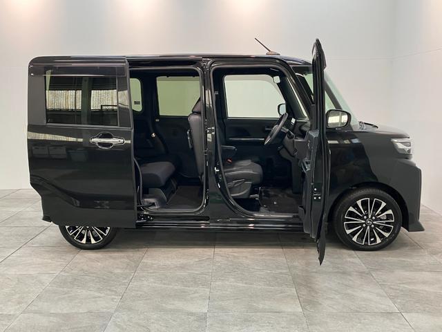 タントカスタムＲＳ　９型ディスプレイオーディオ　駐車支援システム衝突被害軽減ブレーキ　コーナーセンサー　９型ディスプレイオーディオ　フルセグ　Ｂｌｕｅｔｏｏｔｈ　ＵＳＢ　パノラマカメラ　駐車支援システム　前後ドラレコ　両側パワスラ　前席シートヒーター　ＬＥＤ（滋賀県）の中古車