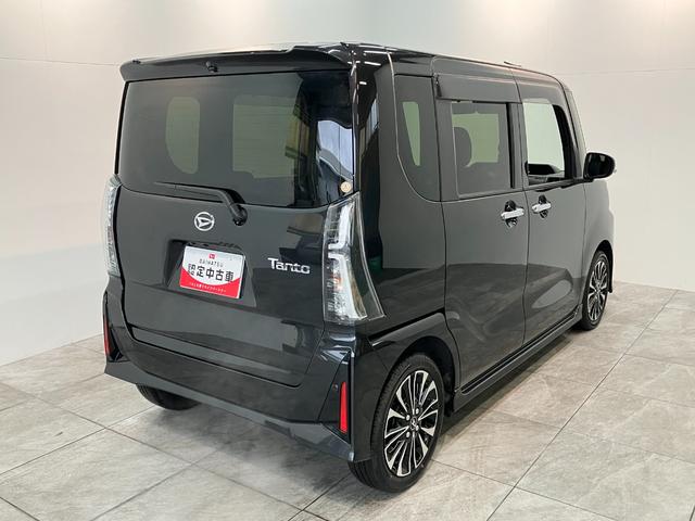 タントカスタムＲＳ　フルセグナビ　バックカメラ　両側パワスラ衝突被害軽減ブレーキ　コーナーセンサー　ターボ　フルセグナビ　Ｂｌｕｅｔｏｏｔｈ　ＤＶＤ再　ＵＳＢ　バックカメラ　両側電動スライドドア　前席シートヒーター　ＬＥＤ　スマートキー　エコアイドル（滋賀県）の中古車