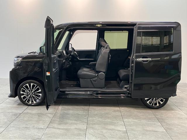 タントカスタムＲＳ　フルセグナビ　バックカメラ　両側パワスラ衝突被害軽減ブレーキ　コーナーセンサー　ターボ　フルセグナビ　Ｂｌｕｅｔｏｏｔｈ　ＤＶＤ再　ＵＳＢ　バックカメラ　両側電動スライドドア　前席シートヒーター　ＬＥＤ　スマートキー　エコアイドル（滋賀県）の中古車