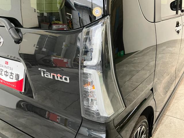 タントカスタムＲＳ　フルセグナビ　バックカメラ　両側パワスラ衝突被害軽減ブレーキ　コーナーセンサー　ターボ　フルセグナビ　Ｂｌｕｅｔｏｏｔｈ　ＤＶＤ再　ＵＳＢ　バックカメラ　両側電動スライドドア　前席シートヒーター　ＬＥＤ　スマートキー　エコアイドル（滋賀県）の中古車