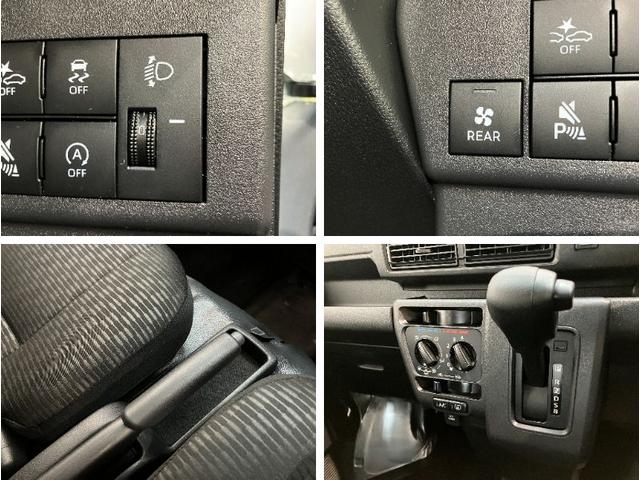 ハイゼットカーゴＤＸ　４ＷＤ　コーナーセンサー　キーレスエントリー衝突被害軽減ブレーキ　スマアシ　コーナーセンサー　前席パワーウインドウ　ＡＭ／ＦＭステレオ　両側スライドドア　パートタイム４ＷＤ　オートライト　マニュアルレベリング（滋賀県）の中古車