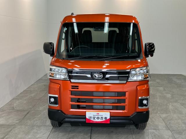 アトレーＲＳ　４ＷＤ　レーダークルーズコントロール　届出済未使用車衝突被害軽減ブレーキ　コーナーセンサー　４ＷＤ　ターボ　バックカメラ（ナビ装着時用）　両側電動スライドドア　ＬＥＤ　オートライト　電動格納式ミラー　クルコン　オートエアコン　スマートキー　エコアイドル（滋賀県）の中古車