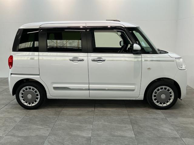 ムーヴキャンバスセオリーＧターボ　９型ディスプレイオーディオ　クルコン衝突被害軽減ブレーキ　コーナーセンサー　９型ディスプレイオーディオ　フルセグ　Ｂｌｕｅｔｏｏｔｈ　ＵＳＢ　バックカメラ　両側電動スライドドア　前席シートヒーター　　レーダークルーズコントロール（滋賀県）の中古車