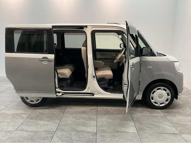 ムーヴキャンバスＧメイクアップＳＡ２　フルセグナビ　パノラマカメラ　ドラレコ衝突被害軽減ブレーキ　フルセグナビ　パノラマカメラ　ＤＶＤ再生　Ｂｌｕｅｔｏｏｔｈ　ＵＳＢ　ドラレコ　両側電動スライドドア　ＬＥＤヘッドライト　オートライト　オートエアコン　リモコンエンジンスターター（滋賀県）の中古車