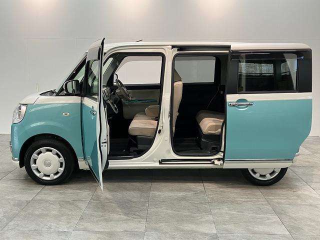 ムーヴキャンバスＧメイクアップＶＳ　ＳＡ３　フルセグナビ　パノラマカメラ衝突被害軽減ブレーキ　フルセグナビ　パノラマカメラ　ＤＶＤ　Ｂｌｕｅｔｏｏｔｈ　ＵＳＢ　前後ドラレコ　ＥＴＣ　両側電動スライドドア　ＬＥＤ　シートヒーター　オートライト　オートエアコン　エコアイドル（滋賀県）の中古車