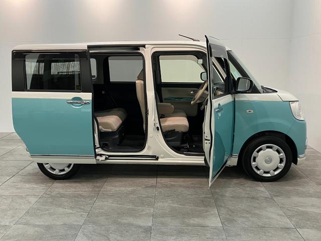 ムーヴキャンバスＧメイクアップＶＳ　ＳＡ３　フルセグナビ　パノラマカメラ衝突被害軽減ブレーキ　フルセグナビ　パノラマカメラ　ＤＶＤ　Ｂｌｕｅｔｏｏｔｈ　ＵＳＢ　前後ドラレコ　ＥＴＣ　両側電動スライドドア　ＬＥＤ　シートヒーター　オートライト　オートエアコン　エコアイドル（滋賀県）の中古車