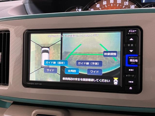 ムーヴキャンバスＧメイクアップＶＳ　ＳＡ３　フルセグナビ　パノラマカメラ衝突被害軽減ブレーキ　フルセグナビ　パノラマカメラ　ＤＶＤ　Ｂｌｕｅｔｏｏｔｈ　ＵＳＢ　前後ドラレコ　ＥＴＣ　両側電動スライドドア　ＬＥＤ　シートヒーター　オートライト　オートエアコン　エコアイドル（滋賀県）の中古車