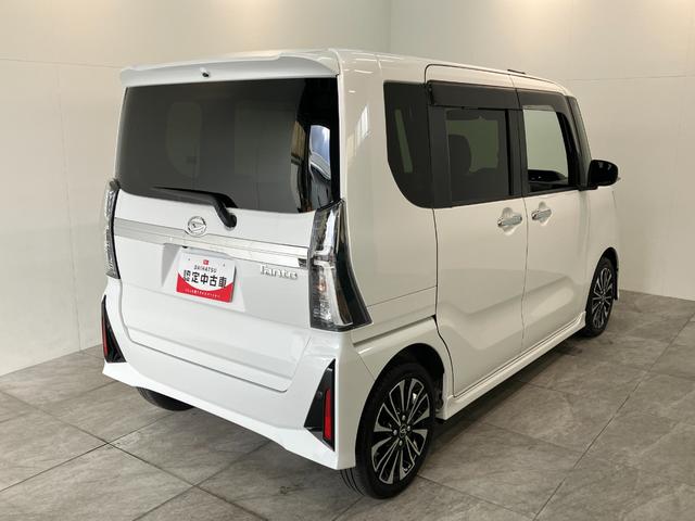 タントカスタムＲＳ　フルセグナビ　パノラマカメラ　レーダークルコン衝突被害軽減ブレーキ　コーナーセンサー　フルセグナビ　Ｂｌｕｅｔｏｏｔｈ　ＤＶＤ　ＵＳＢ　パノラマカメラ　レーダークルーズコントロール　両側電動スライドドア　前席シートヒーター　ＬＥＤ　スマートキー（滋賀県）の中古車