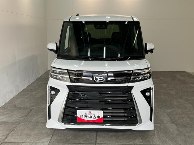 タントカスタムＲＳ　フルセグナビ　パノラマカメラ　レーダークルコン衝突被害軽減ブレーキ　コーナーセンサー　フルセグナビ　Ｂｌｕｅｔｏｏｔｈ　ＤＶＤ　ＵＳＢ　パノラマカメラ　レーダークルーズコントロール　両側電動スライドドア　前席シートヒーター　ＬＥＤ　スマートキー（滋賀県）の中古車