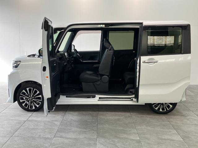 タントカスタムＲＳ　フルセグナビ　パノラマカメラ　レーダークルコン衝突被害軽減ブレーキ　コーナーセンサー　フルセグナビ　Ｂｌｕｅｔｏｏｔｈ　ＤＶＤ　ＵＳＢ　パノラマカメラ　レーダークルーズコントロール　両側電動スライドドア　前席シートヒーター　ＬＥＤ　スマートキー（滋賀県）の中古車