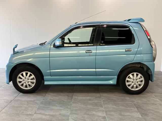 テリオスキッドカスタムX 4WD スマートキー 走行2万5千キロ台フルタイム4WD CD/MDステレオ マニュアルエアコン マニュアルレベリング スマートキー 電動格納式ミラー インタークーラーターボ(滋賀県)の中古車