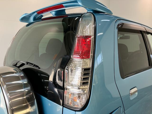 テリオスキッドカスタムX 4WD スマートキー 走行2万5千キロ台フルタイム4WD CD/MDステレオ マニュアルエアコン マニュアルレベリング スマートキー 電動格納式ミラー インタークーラーターボ(滋賀県)の中古車