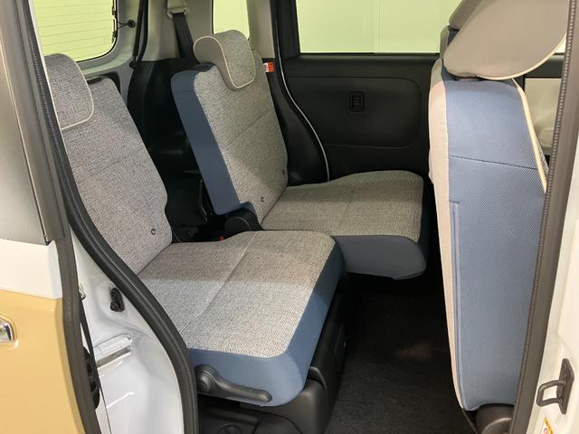 ムーヴキャンバスストライプスＧ　駐車支援システム　９型Ｄ．Ａ　届出済未使用車衝突被害軽減ブレーキ　コーナーセンサー　９型ディスプレイオーディオ　フルセグ　Ｂｌｕｅｔｏｏｔｈ　ＵＳＢ　パノラマカメラ　駐車支援システム　両側電動スライドドア　前席シートヒーター　ＬＥＤ（滋賀県）の中古車